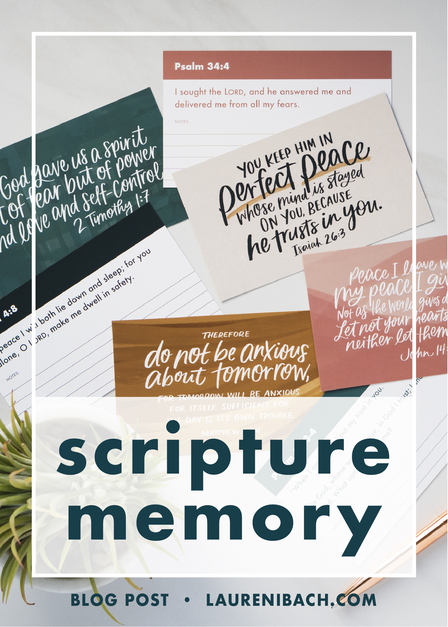 Scripture Memory Blog Post for Christian Women by Lauren Ibach